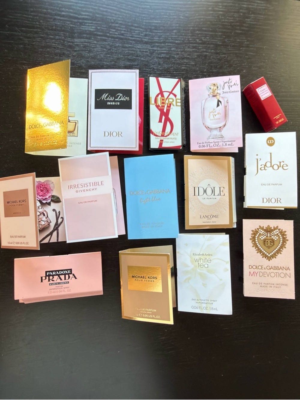 Set x14 Perfume women diir jadore prada versace libre ysl kors dolce